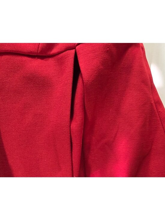 Sleeveless Dress Red Size 10 career office lined white house black market - Picture 11 of 12